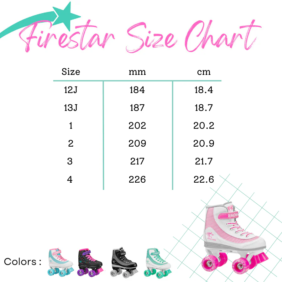 FireStar Youth Girl's Roller Skates - Image 6