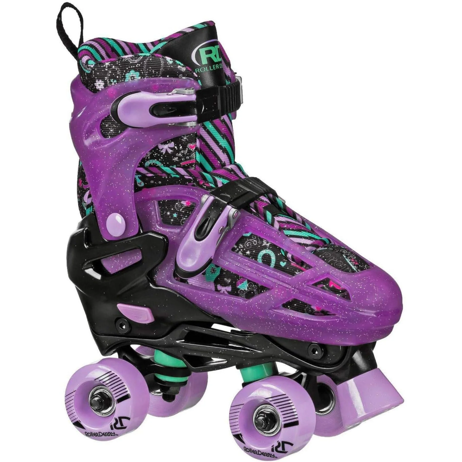 Roller Derby Girl's Adjustable 2-in-1 Quad and Inline Skates - Image 6