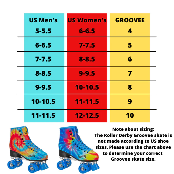 Roller Groovee Freestyle Tie Dye Roller Skates - Image 11