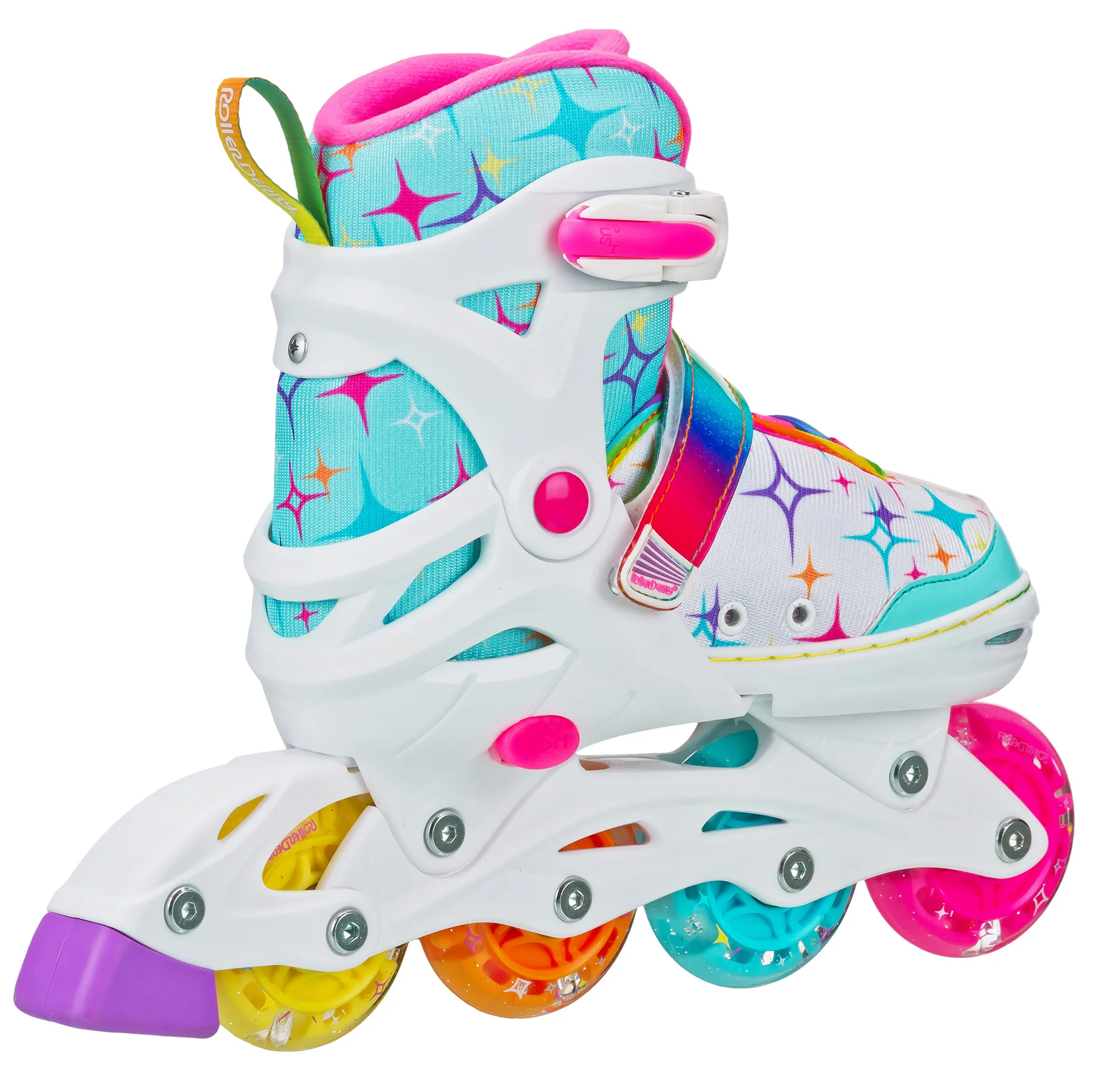Stryde Lighted Girl's Adjustable Inline Skates - Image 7