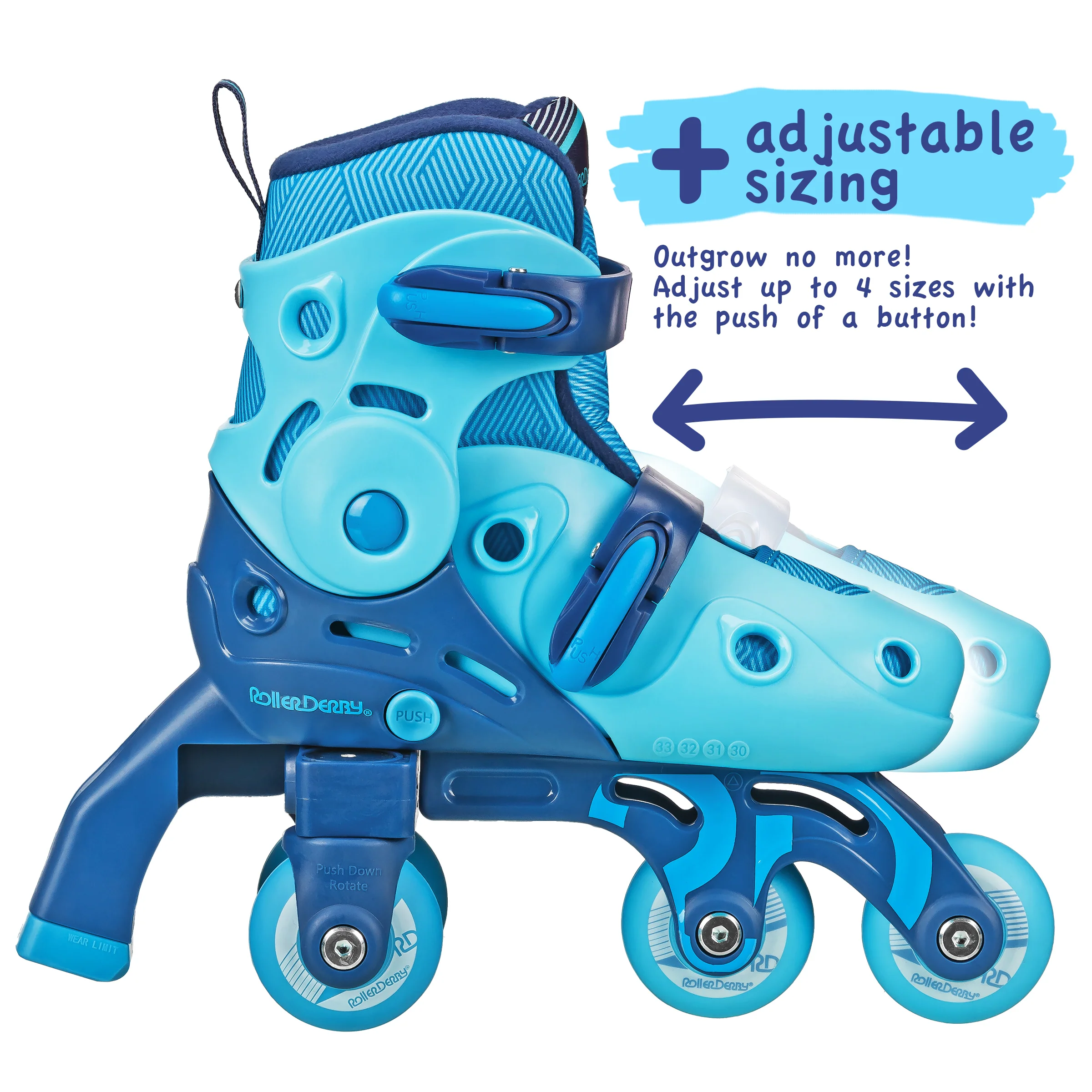Switch Adjustable Boy's Roller Skates - Image 4