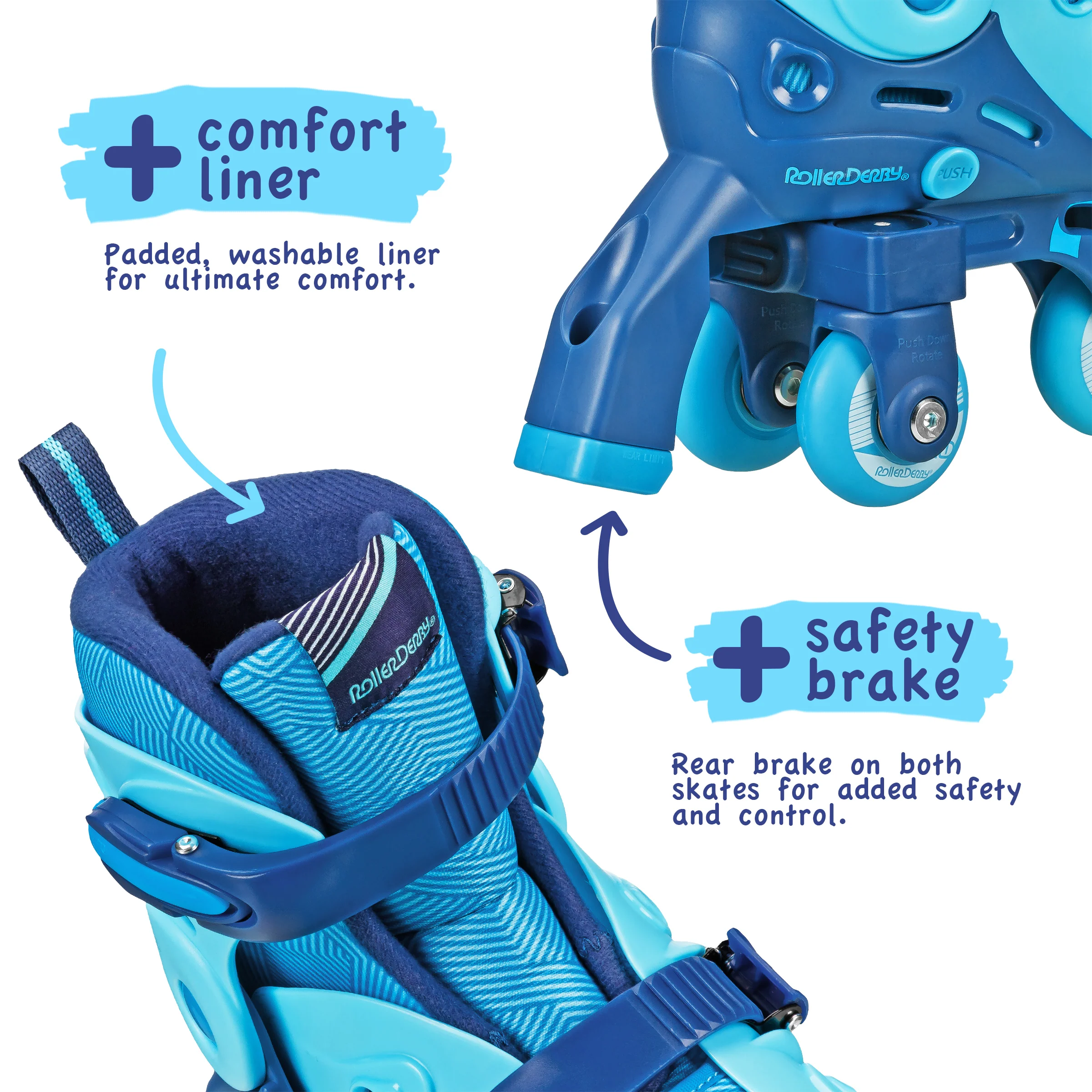 Switch Adjustable Boy's Roller Skates - Image 6